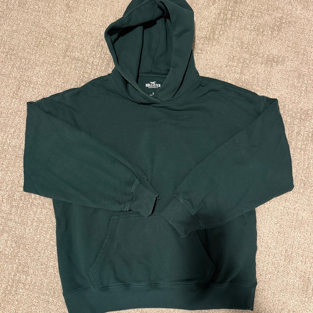 Hollister Dark Green Hoodie Pullover